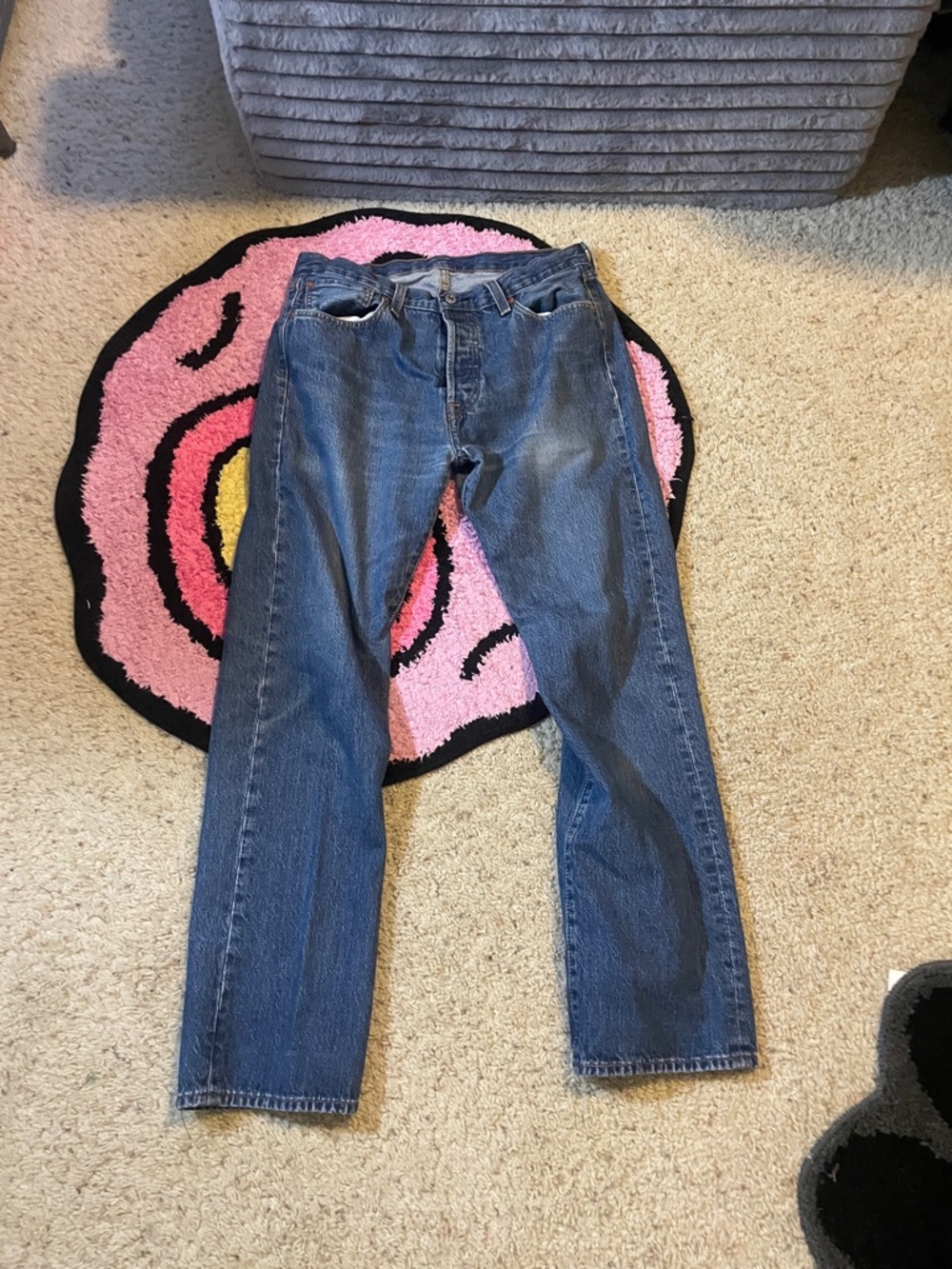 Levi's Men's Straight Leg Blue Denim Jeans